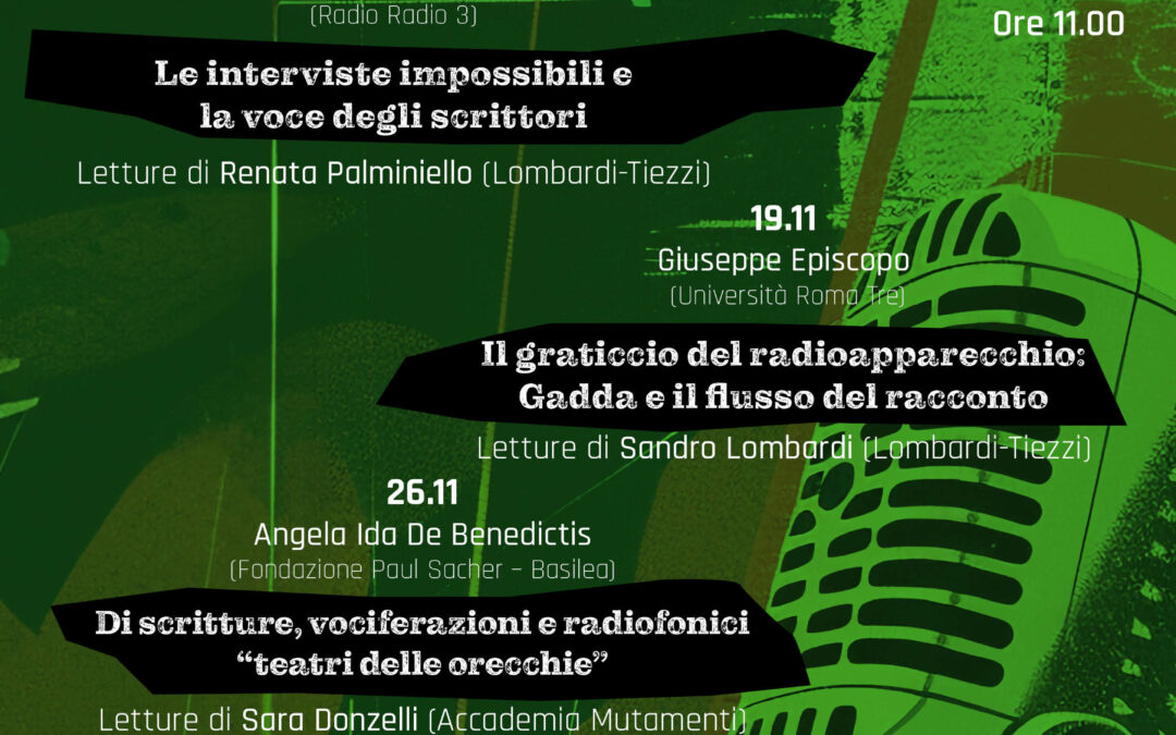 Letteratura al microfono. Cento anni di radio